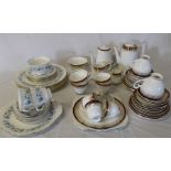 Colclough part dinner service and Royal Grafton part tea and coffee service