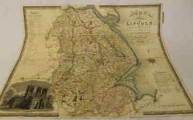 Greenwood & Co Map of the County of Lincoln (From an Actual Survey Made in the Years 1827 and