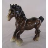 Beswick galloping shire horse