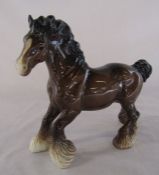 Beswick galloping shire horse