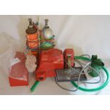 Shanti polisher grinder, mini blow torch & a small oil can