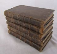 Set of 5 volumes of The Rambler, Edinburgh printed by Sands, Murray & Cochran dated 1750/51 with