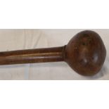 19th c. Zulu knobkerrie throwing club overall length 55cm