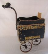 Child's Triang Wall's Ice cream toy cart c. 1930s H 57 cm L 48 cm