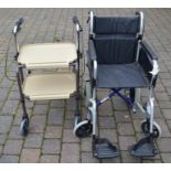 Disability trolley / walking aid & a wheelchair