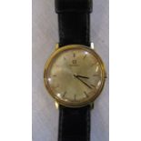 Gents vintage Omega dress watch with leather strap