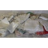 Large quantity of mainly table linen including napkins, tablecloths etc.