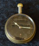 S Smith & Sons Ltd Admiralty long stem steel case pocket watch No 62W61