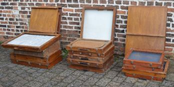 Approximately 14 portable jewellery display cabinets and display boards as used on Lincolnshire