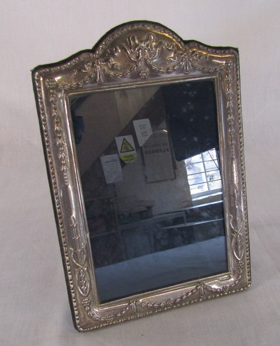 Silver photo frame 24 cm x 17 cm Sheffield 1994