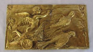 Re-cast Venetian plaque (repair to back) 46 cm x 25 cm