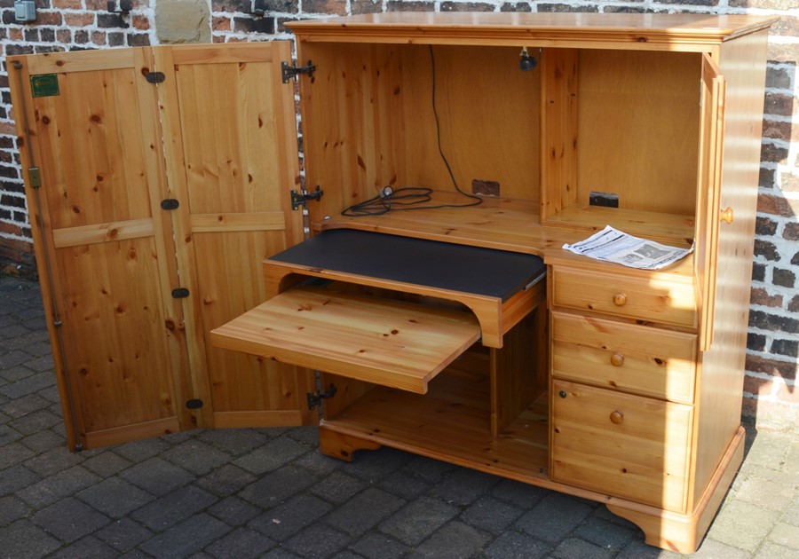 Ducal pine Diplomat work station / home office