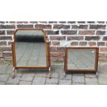 Dressing table mirror and toilet mirror