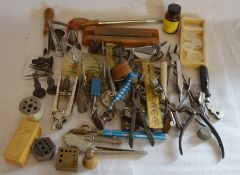 Various watch repair tools etc