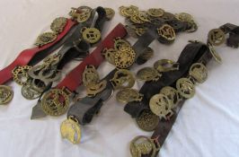 Assorted horse brasses