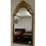 Georgian style gilt framed mirror 92cm x 43cm