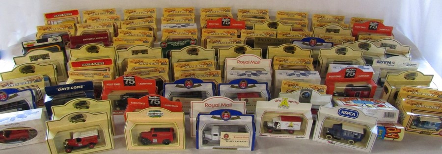 Large quantity of boxed die cast cars inc Lledo / Days Gone