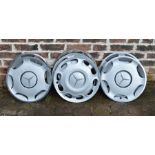 7 Mercedes hub caps