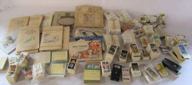 Large quantity of cigarette and tea cards inc albums and sets