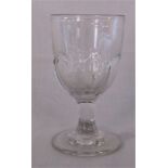 Victorian glass goblet H 6"