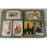 Postcard album containing 300 comic cards dating from the early 1900s onwards