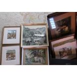 Quantity of limited edition prints, watercolour, hunting prints etc
