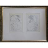 Pablo Picasso (1881-1973) pair of prints featuring nudes from The Vollard Suite published in 1956 67