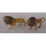 2 Beswick lions L 25 cm