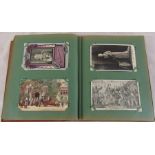 Postcard album containing 252 postcards relating to royalty - 203 UK and European royalty and 49