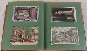 Postcard album containing 252 postcards relating to royalty - 203 UK and European royalty and 49