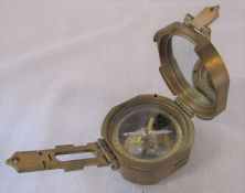 Brass pocket compass