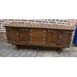 Large oak sideboard L190cm D 43cm H 80cm