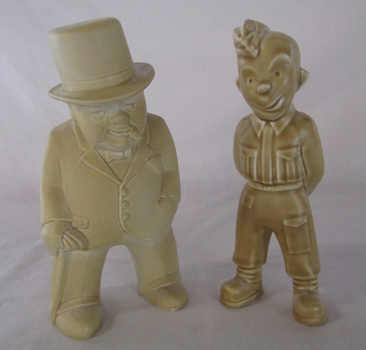 The Bovey Pottery Devon 'Our Gang' figures consisting of The Boss (Winston Churchill) and Tommy