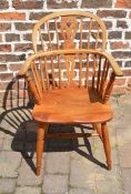 Low back Windsor chair