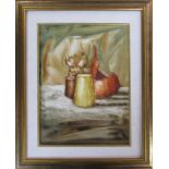 Framed oil painting of still life 45 cm x 56 cm (size including frame)