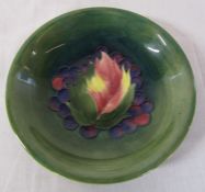 Moorcroft plate / shallow bowl leaf and berries pattern D 18.5 cm