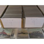2 boxes of topographical postcards relating to the USA dating from the early 1900s onwards (