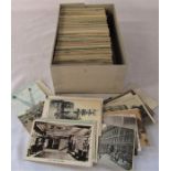 Box of approximately 750 postcards relating to London