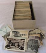 Box of approximately 750 postcards relating to London