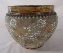 Doulton Lambeth jardiniere H 18 cm