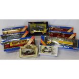6 Corgi Superhaulers, a Mercedes Tipper 1128 and Lledo & Days Gone boxed vehicles