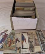 Box containing approximately 400 comic postcards dating from the early 1900s onwards