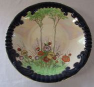 Crown Devon Fieldings lustre ware charger / dish D 29.5 cm