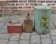 3 vintage fuel cans