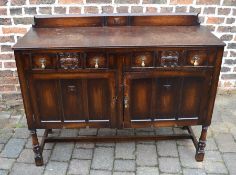 Small oak 1930's sideboard