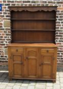 Oak dresser L 117 cm H 180 cm D 47 cm