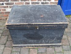 Victorian pine joiners trunk and tools