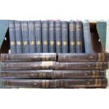 Various books inc 8 volumes of Pictorial Knowledge, Vanity Fair, Jane Eyre, Lorna Doone, Wuthering