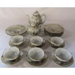 Japanese egg shell porcelain tea service (1 cup a/f)