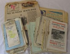 Selection of Cadwell Park programmes and Isle of Man items etc